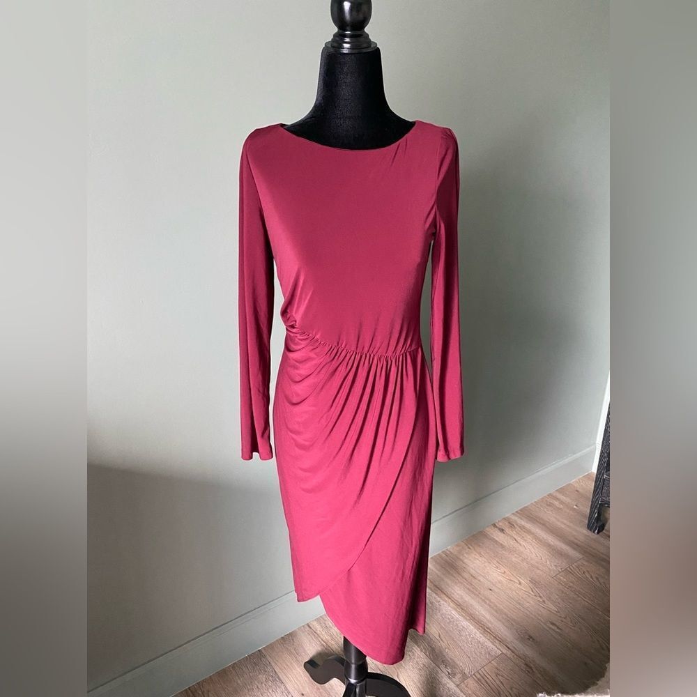 Adrianna Papell Long Sleeve Dress